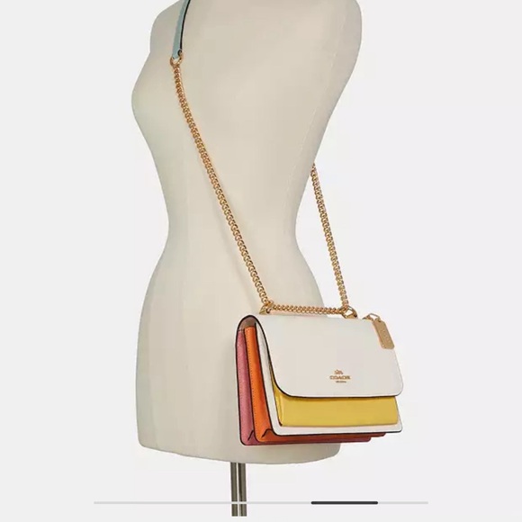 Coach Colour Block Crossbody Bag - Picture 1 of 7